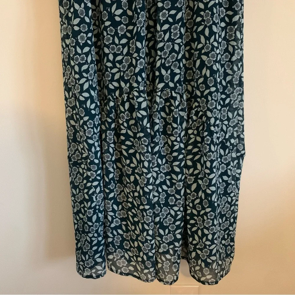 ba&sh Bonnie Bleupaon Blue Floral Midi Dress, Medium - Picture 6 of 16
